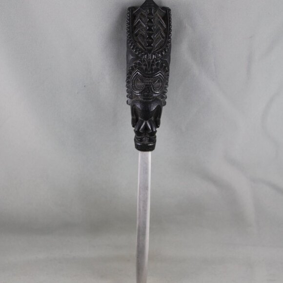 Vintage Tiki Letter Opener - Lono Top by Coco Joes - Made with Lava - Picture 1 of 5